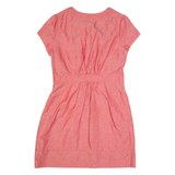 BODEN Womens Day Dress Red Short Sleeve Knee Length UK 14