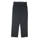 DICKIES Mens Trousers Black Regular Straight W28 L30