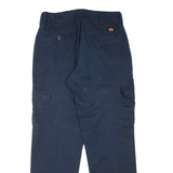 DICKIES Mens Trousers Blue Regular Straight W32 L32