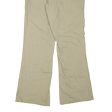 DICKIES Womens Trousers Beige Regular Flared W32 L30