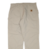 CARHARTT Mens Trousers Beige Regular Straight W38 L32