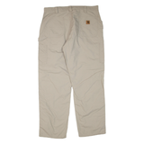CARHARTT Mens Trousers Beige Regular Straight W38 L32