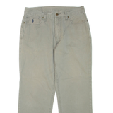 POLO RALPH LAUREN Womens Trousers Grey Regular Straight W32 L27