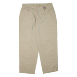 CHAPS Mens Trousers Beige Regular Tapered W36 L32