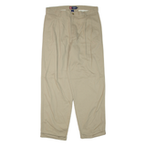 CHAPS Mens Trousers Beige Regular Tapered W36 L32