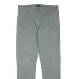 LEVI'S Mens Trousers Green Regular Skinny W33 L32