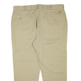 DICKIES Mens Trousers Beige Regular Tapered W42 L30