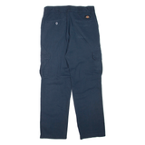 DICKIES Cargo Mens Trousers Blue Regular Straight W30 L30