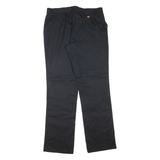 DICKIES Womens Trousers Black Regular Bootcut W32 L32