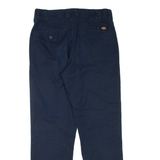 DICKIES Mens Trousers Blue Regular Straight W32 L30