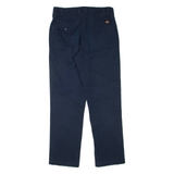 DICKIES Mens Trousers Blue Regular Straight W32 L30
