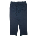 DICKIES Mens Trousers Blue Regular Tapered W40 L30