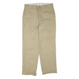 DICKIES Mens Trousers Beige Regular Straight W32 L30