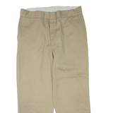DICKIES Mens Trousers Beige Regular Tapered W36 L28