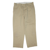 DICKIES Mens Trousers Beige Regular Tapered W36 L28