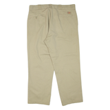 DICKIES Mens Trousers Beige Regular Tapered W38 L29