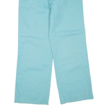 DICKIES Womens Trousers Blue Regular Straight W26 L26