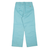 DICKIES Womens Trousers Blue Regular Straight W26 L26