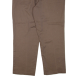 DICKIES Mens Trousers Brown Regular Tapered W38 L28