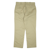 DICKIES Womens Trousers Beige Regular Straight W36 L32