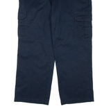 DICKIES Cargo Mens Trousers Blue Relaxed Straight W38 L30