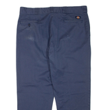 DICKIES Mens Trousers Blue Regular Tapered W38 L29
