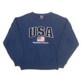 ONE DC USA Washington DC Mens Sweatshirt Blue USA M