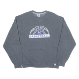 RUSSELL ATHLETIC Indianapolis Colts Basketball Mens Sweatshirt Grey USA M