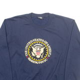 NT SOUVENIR Washington DC Womens Sweatshirt Blue USA S