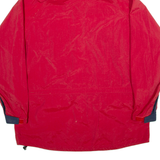 TIMBERLAND Mens Jacket Red Nylon Hooded XL