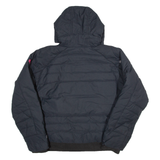 HELLY HANSEN Down Insulated Womens Puffer Jacket Black Nylon Hooded L