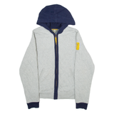 TIMBERLAND Mens Track Jacket Grey 90s Hooded M