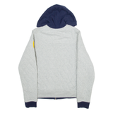 TIMBERLAND Mens Track Jacket Grey 90s Hooded M