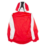 PUMA Mesh Lined Mens Jacket Red Hooded L