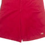DICKIES Mens Workwear Shorts Red M W34