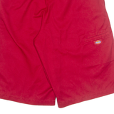 DICKIES Mens Workwear Shorts Red M W34