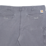 CARHARTT Cargo Style Mens Workwear Shorts Blue XL W40