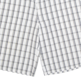 DICKIES Mens Workwear Shorts White Check XL W38