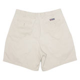 CHAPS Mens Chino Shorts Beige Classic 90s L W36