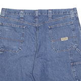 WRANGLER Carpenter Mens Workwear Shorts Blue XL W38