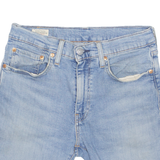 LEVI'S Cut Off Premium E 512 Womens Denim Shorts Blue M W30