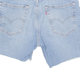 LEVI'S Cut Off Premium E 512 Womens Denim Shorts Blue M W30