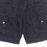 LAUREN RALPH LAUREN Womens Cargo Shorts Black M W34