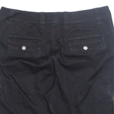 LAUREN RALPH LAUREN Womens Cargo Shorts Black M W34