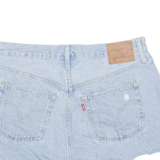 LEVI'S Cut Off 501 Premium E Womens Denim Shorts Blue M W32