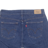 LEVI'S Turn Up 515 Womens Denim Shorts Blue M W30