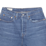 LEVI'S Cut Off 501 Premium E Womens Denim Shorts Blue S W26