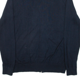 BEN SHERMAN Mens Track Jacket Blue Knit L