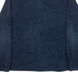 STARTER Mens Fleece Jacket Blue L