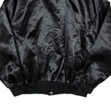 HILTON Womens Bomber Jacket Black Nylon XL